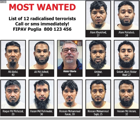 Most wanted terrorists